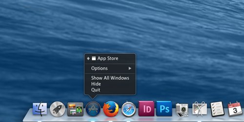 Mac app running in background